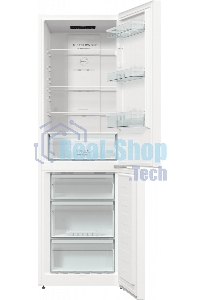 Холодильник Gorenje NRK619EEW4 белый двухкамерный 203/99л морозилка снизу, No Frost