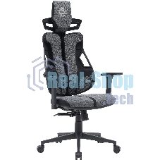 Кресло компьютерное Cactus CS-CHR-DUO-GYBK серый/черный