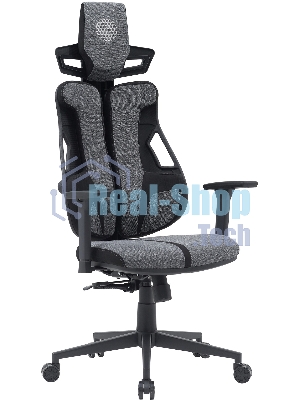 Кресло компьютерное Cactus CS-CHR-DUO-GYBK серый/черный