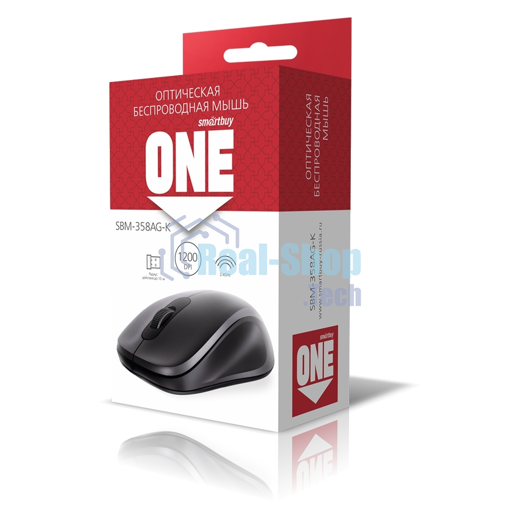 Мышь беспроводная Smartbuy (SBM-358AG-K) ONE черная