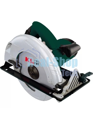 Профессиональная пила циркулярная KLPRO KLDAT96235 (Сеть, 2400 Вт, 3650 об/мин, пильный диск, запасные щетки)