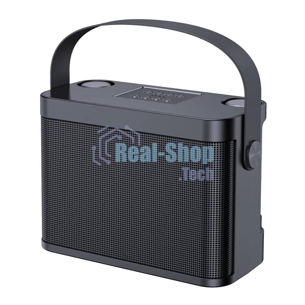 Переносная караоке система TRS2404 iconBIT K802B Колонка 10Вт, 2 микрофона Bluetooth, аккумулятор в колонке 3000mAh и микрофонах, 22.3*9.6*15.7CM/16*10*20.2CM, черный