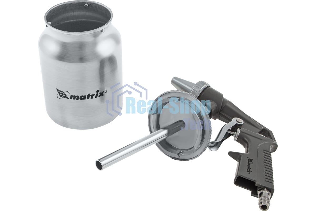Пистолет пескоструйный Matrix с нижним бачком пневматический