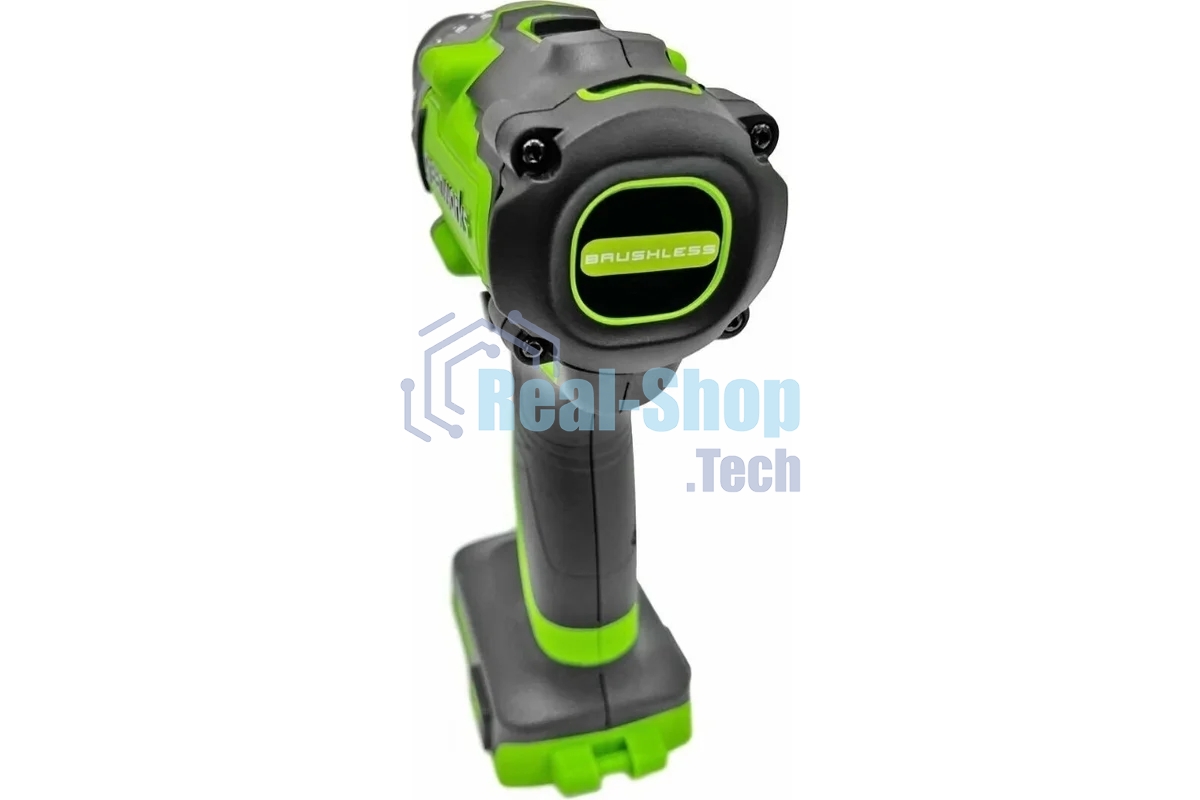 Дрель-шуруповерт аккумуляторная GREENWORKS GD24DD140, Аккумуляторная, 24В, Без АКБ и ЗУ