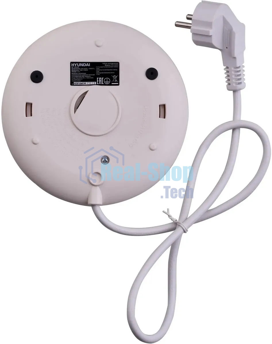 Чайник электрический Hyundai HYK-G8888 1.5л. 1700Вт кремовый/прозрачный корпус: стекло