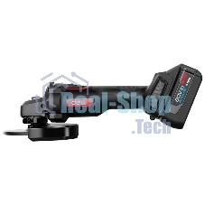 Угловая шлифовальная машина аккумуляторная Deli DC601, (2АКБ*4А·ч + ЗУ, 20В, 115мм, М14, 3500/6000/8500об/мин, сумка)