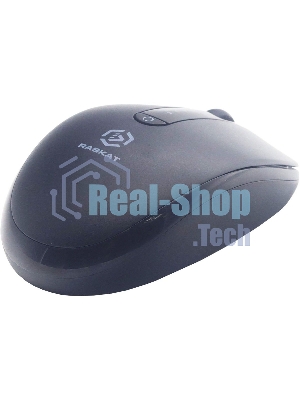 Мышь беспроводная Raskat M002WBR черный, 1600 dpi, радиоканал, Bluetooth, USB, кнопки - 4