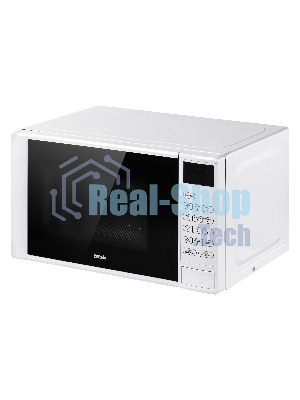 Микроволновая печь BBK 20MWS-728S/W белый/черный, 20 л, 700 Вт, переключатели - сенсор