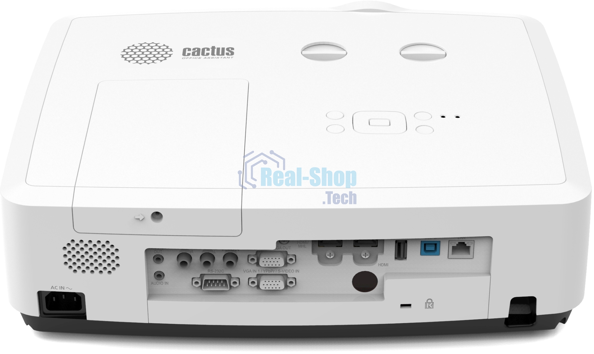 Проектор Cactus Bright CS-S4.WT 3LCD 5900Lm ANSI (1920x1200) 30000:1 ресурс лампы:10000часов 1xUSB typeA 1xUSB typeB 2xHDMI 4.45кг