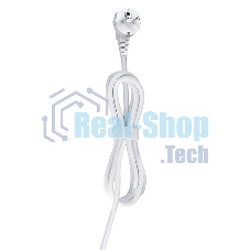 Сетевой фильтр QUMO Power Bar Light SPFSU2 (P-0009), 5 розеток, 2500 Вт, 10A, каб.2 м 3x1 мм медь, 4U+2C (2,4A),Wt