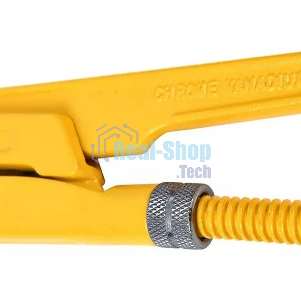 Трубный рычажный ключ №3 с прямыми губками Deli DL105167 560мм, раскрытие губок 0-67мм, сталь Cr-V