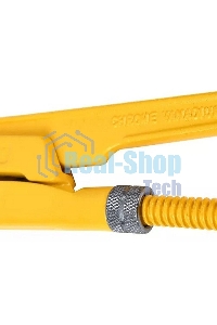 Трубный рычажный ключ №3 с прямыми губками Deli DL105167 560мм, раскрытие губок 0-67мм, сталь Cr-V