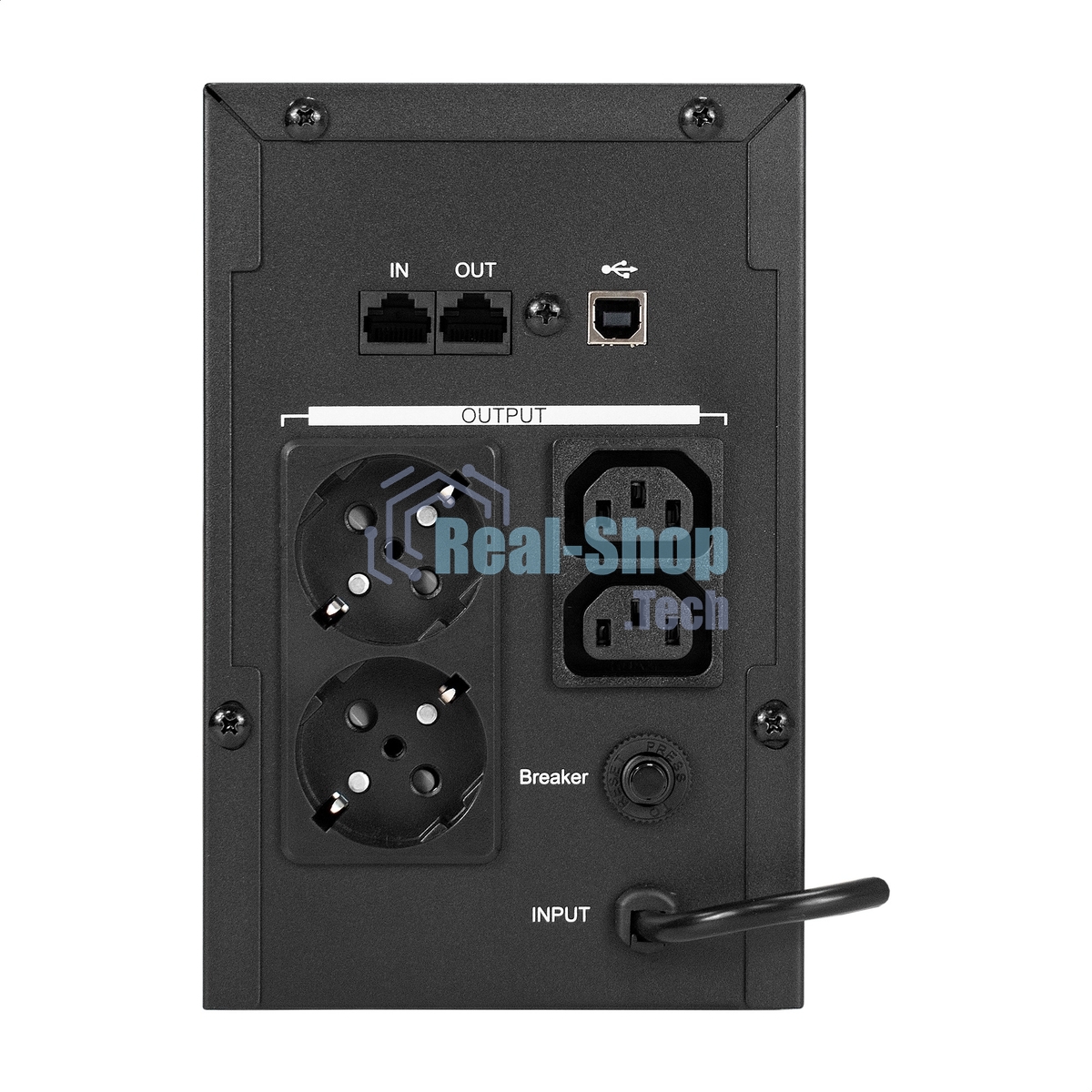 Источник бесперебойного питания ExeGate EX292607RUS SpecialPro UNB-2000.LED.AVR.1SH.2C13.RJ.USB 2000VA/1200W, LED, AVR,1*Schuko+2*C13, RJ45/11, USB, металлический корпус, черный