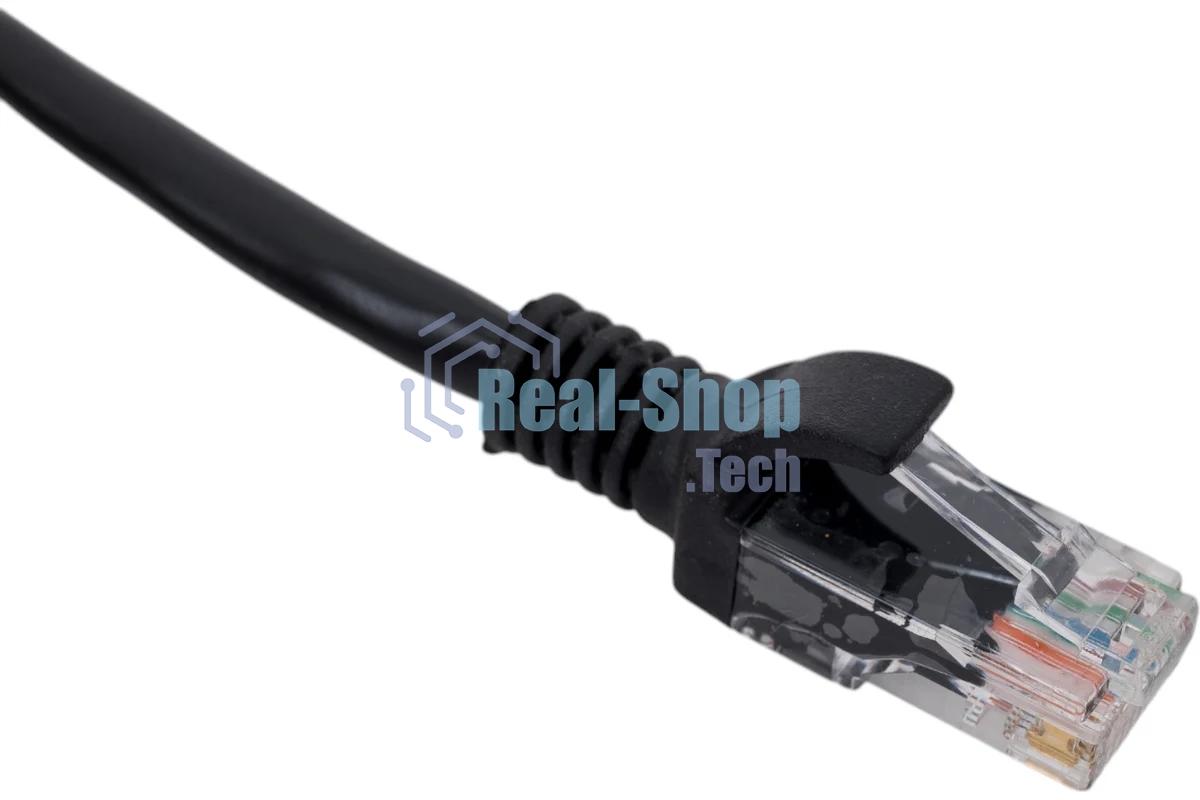 Патч-корд медный UTP Cablexpert PP10-10M/BK cat.5e, 10м, литой, многожильный, черный
