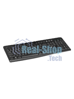 Комплект клавиатура+мышь Oklick 225M беспроводной, USB, 1200 DPI, чёрный