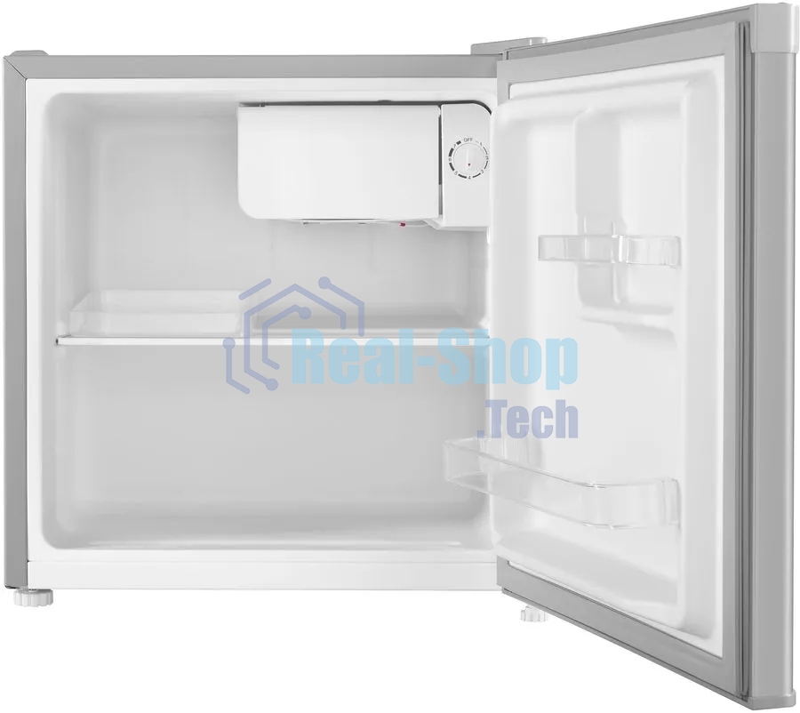 Холодильник Maunfeld MFF50SL серебристый матовый однокамерный 46л, De Frost