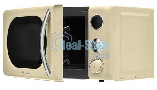 Микроволновая печь Vekta TS720BRC бежевый 20л 700Вт поворотный механизм, кнопки