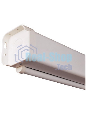 Настенный экран Lumien Master Picture LMP-100120 177х180 см (рабочая область 98х172 см) Matte White FiberGlass (белый корпус) черн. кайма по периметру, возможность потолочн./настенного крепления, черн. кайма сверху 75 см 16:9