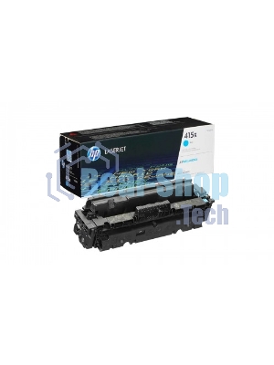 Картридж лазерный Cartridge HP 415X для LJ Pro M454/MFP M479/M480f, голубой (6 000 стр.) (желтая упаковка)