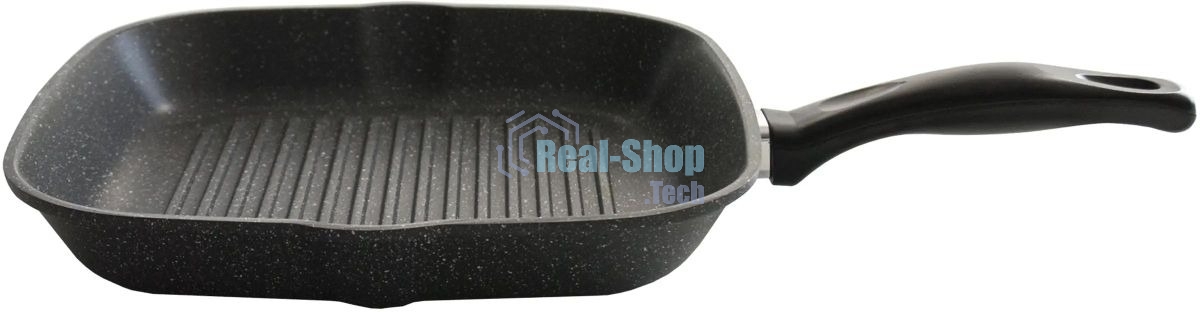 Сковорода-гриль StarWind Chef SW-CH3027GGR, 27х27 см, серый