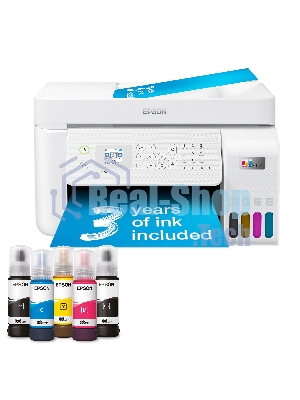 МФУ струйное Epson EcoTank L5296 (C11CJ65411) белый, A4, ч/б печ. 33стр/мин., цв. печ. 15стр/мин., 5760x1440 DPI, 2400х1200 DPI, USB, Ethernet, Wi-Fi