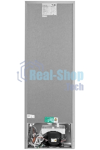 Холодильник Hyundai CC2051SL серебристый двухкамерный 129/64 л морозилка снизу, капельная система