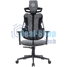 Кресло Cactus CS-CHR-DUO-GYBK серый, экокожа