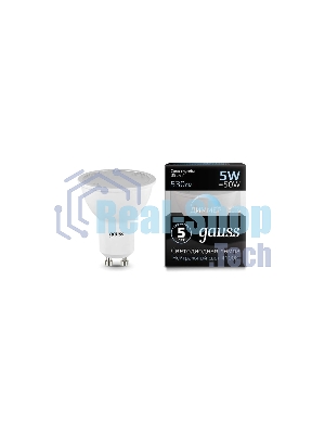 Лампа светодиодная Gauss Led MR16 GU10-dim 5Вт 4100К диммируемая 101506205-D