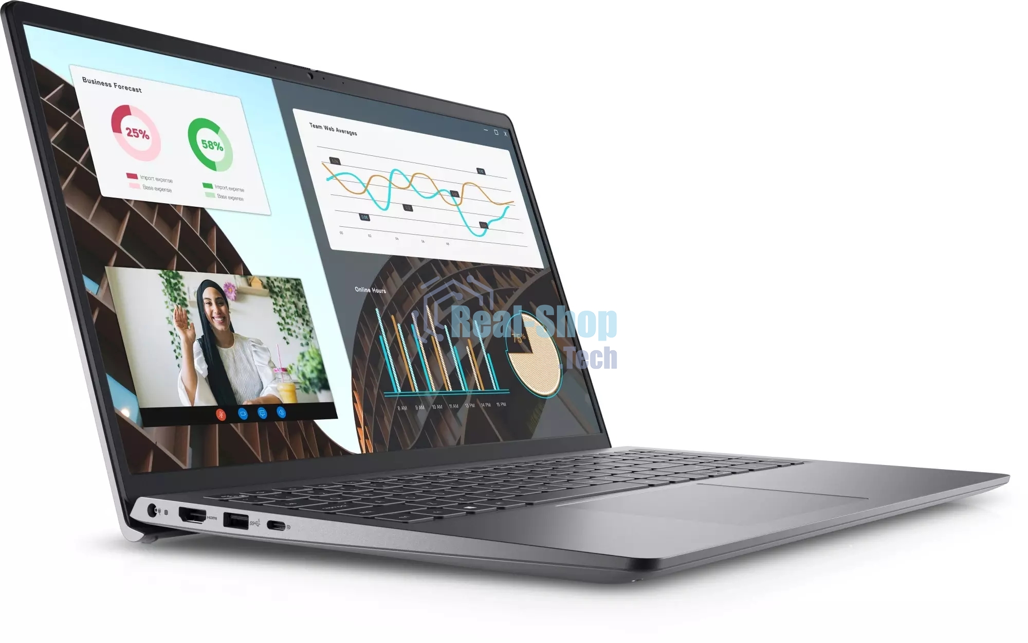 Ноутбук Dell Vostro 3530 Core i3 1305U 16Gb SSD 512Gb Intel UHD Graphics 15.6