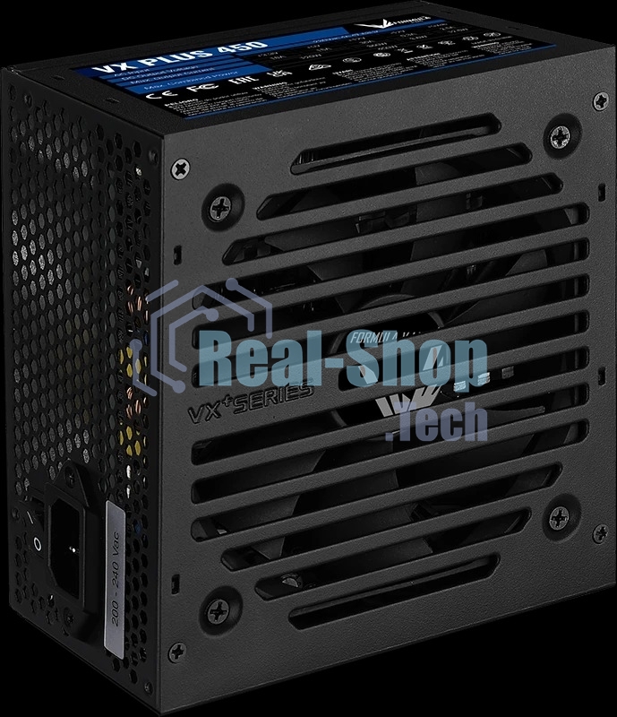 Блок питания Aerocool/Formula VX-450 PLUS, 450Вт, 120мм, черный