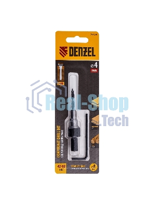 Сверло-зенкер под конфирмат Denzel 4 мм