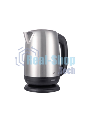 Чайник электрический BQ KT1821S черный/стальной, 2200 Вт, 1.7 л