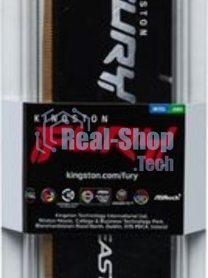 Оперативная память Kingston Fury Beast, DDR5, 32GB (1x32GB), 5600 MHz, CL40, с радиатором, чёрный