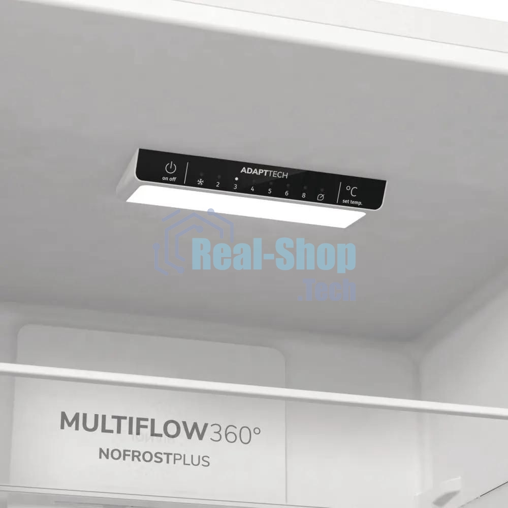 Холодильник Gorenje NRK6201EW4 белый двухкамерный 235/96 л морозилка снизу, No Frost