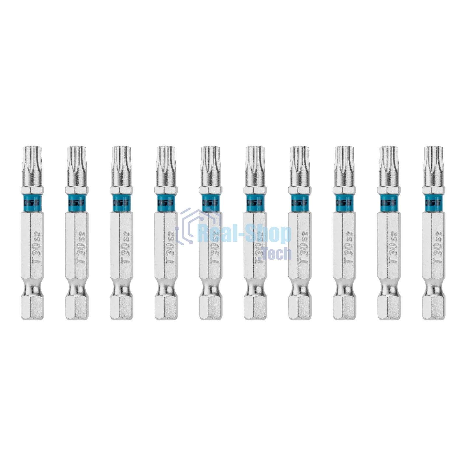 Бита Gross Torx 30х50 мм, сталь S2, шестигр., 10 шт.