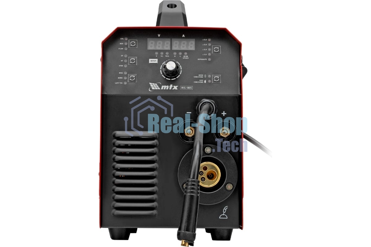 Аппарат инвертор. полуавтомат. cварки MTX MIG-180S, 180A, ПВ 60%, катушка 5 кг