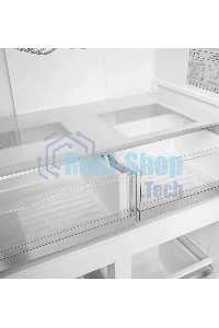 Холодильник LEX LCD450SsGID серый трехкамерный 288/129л морозилка снизу Side-by-Side