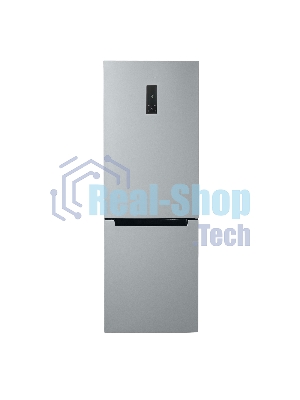 Холодильник Бирюса М920NF металлик двухкамерный 210/100л морозилка снизу, NoFrost