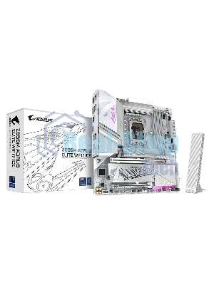 Материнская плата Gigabyte Z890M AORUS ELITE WIFI7 ICE, LGA 1851, Intel Z890, 4xDDR5, 4xSATA, 3xM.2, 1xPCIe 4.0 x4, 1xPCIe 5.0 x16, 1xDP, 1xUSB-C, 1x 2.5Gb LAN, 1xUSB-A 3.2 Gen 2, 4xUSB-A 3.2 Gen 1, 2x3.5 мм, TOSLINK, 7.1, 1xUSB4, mATX