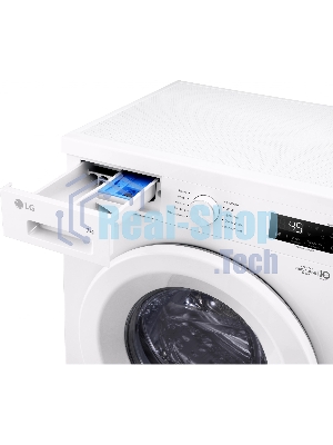 Стиральная машина LG F2Y1HS3W белый, загрузка фронтальная 7 кг, 1200 об/мин., класс: А