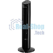 Колонный вентилятор BRAYER BR4958BK, механ.упр.,пульт ДУ,вращение90°,мощ-ть50Вт,защита от перегрева