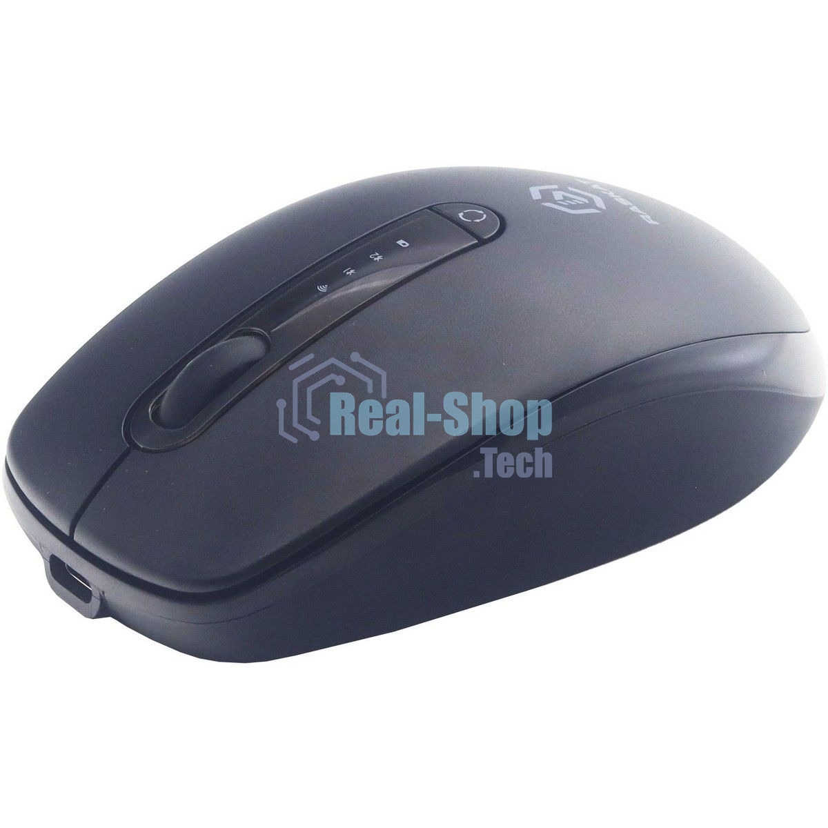 Мышь беспроводная Raskat M002WBR черный, 1600 dpi, радиоканал, Bluetooth, USB, кнопки - 4