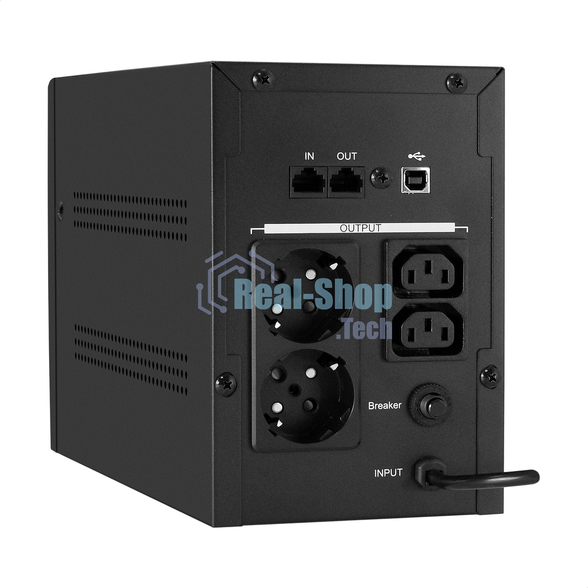 Источник бесперебойного питания ExeGate EX292607RUS SpecialPro UNB-2000.LED.AVR.1SH.2C13.RJ.USB 2000VA/1200W, LED, AVR,1*Schuko+2*C13, RJ45/11, USB, металлический корпус, черный