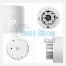 Умный терморегулятор Яндекс для радиатора, работает с Алисой, Zigbee, YNDX-00518