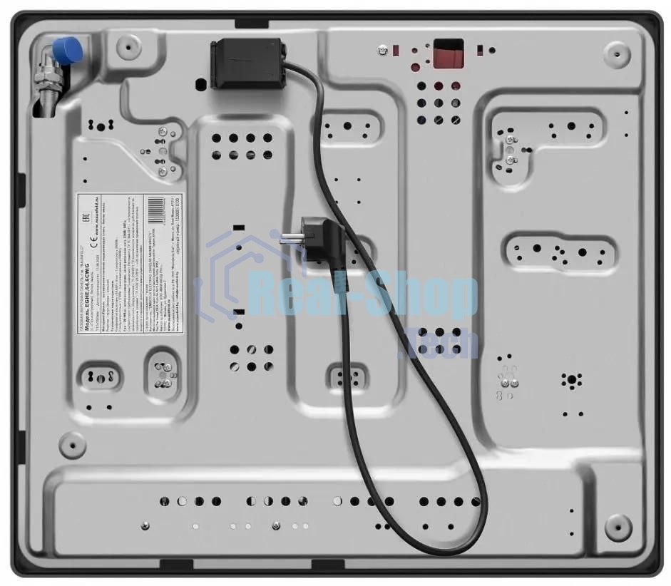 Газовая варочная панель Maunfeld EGHE.64.6CW/G, 4 конфорки, эмалированная сталь, белый