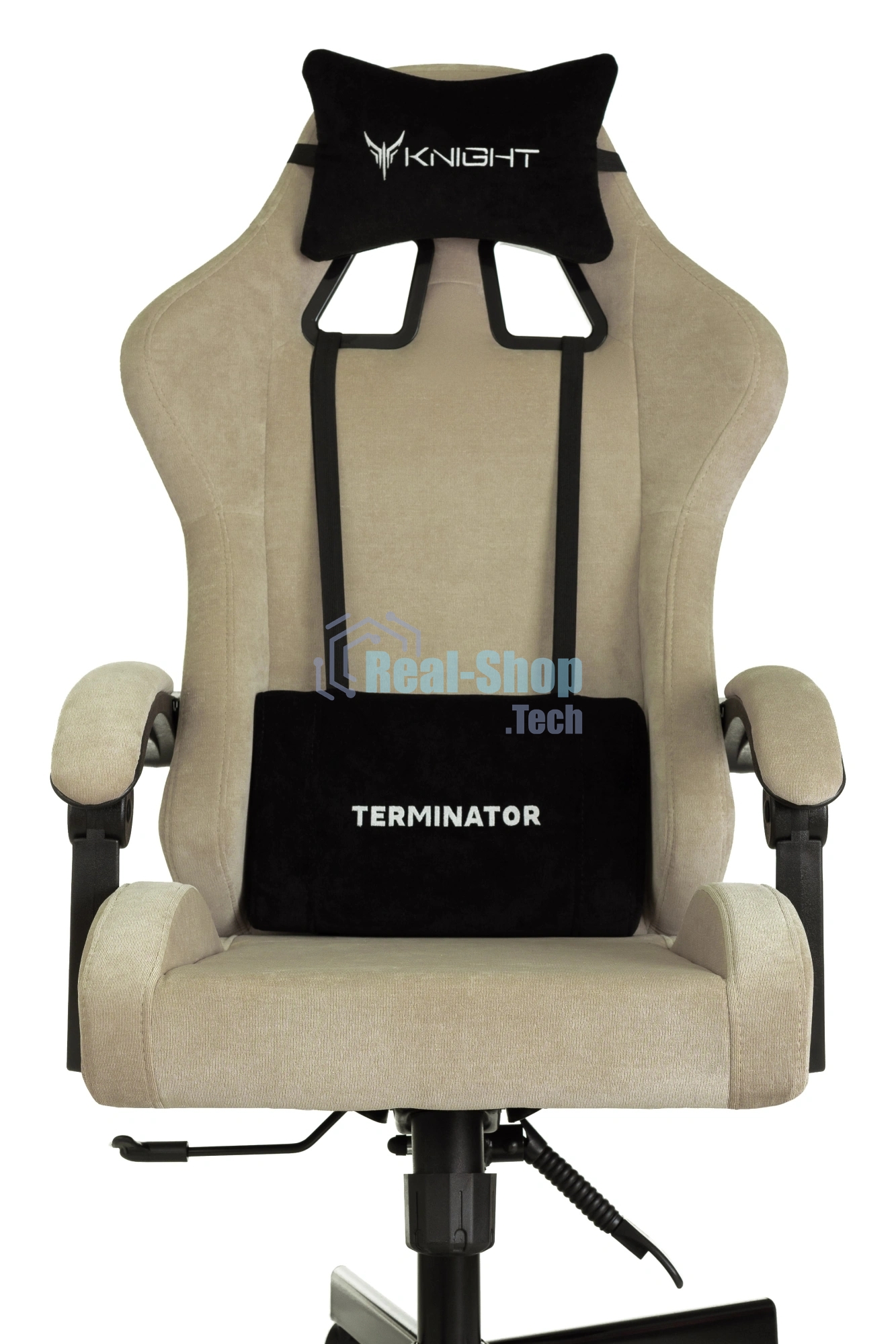 Кресло игровое Knight Terminator песочный Light-21 крестов. металл