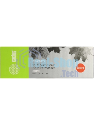 Картридж лазерный Cactus CS-C047X черный (4000 стр.) для Canon LBP112/LBP113W