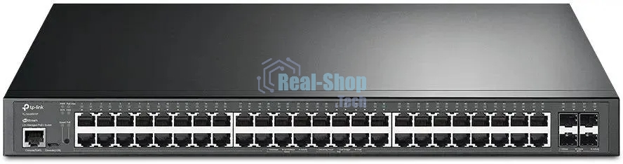Коммутатор TP-Link TL-SG3452XP 48G 4SFP+ 48PoE+ 500W управляемый