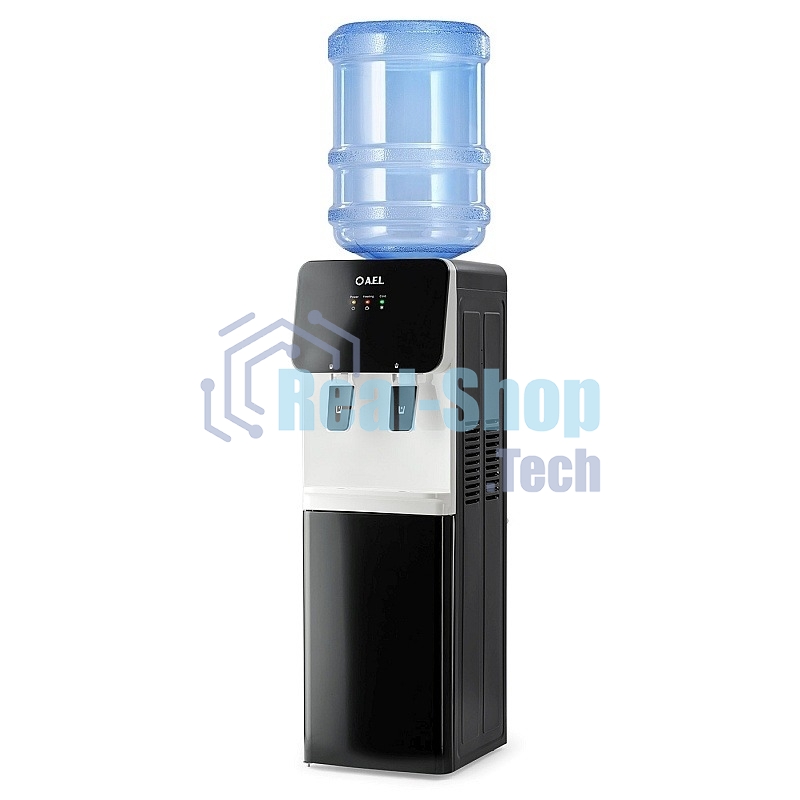 Кулер для воды AEL LD-85C, верхняя загрузка, нагрев 95 °С, охлаждение 8 °С, черный