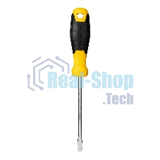 Отвертка шлицевая Deli DL6361251 6х125мм Материал: CR-V. Двухкомпонентная ручка. Хромированная